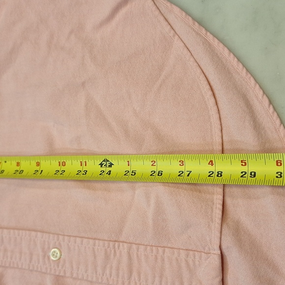 Vintage Ralph‎ Lauren Men's Lt Pink Buttondown Classic Fit Shirt Multicolor Pony - Picture 6 of 7